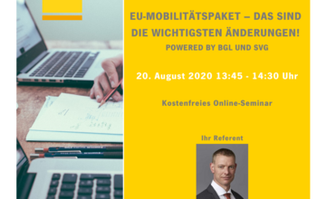 Online-Seminar EU-Mobilitätspaket